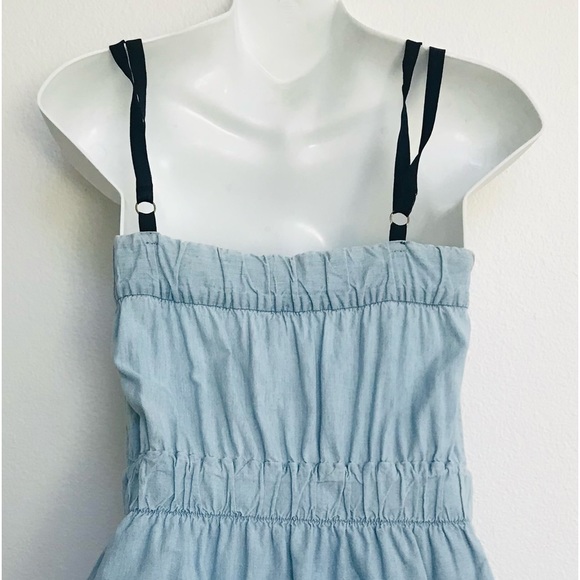 J. CREW Unique Y2K Denim BUBBLE DRESS Size XS - Picture 9 of 15